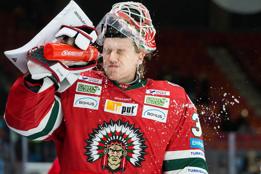 Frölundas målvakt Johan Mattsson