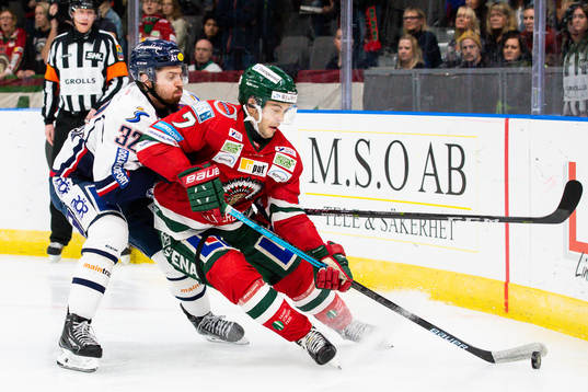 Linköpings Lukas Bengtsson och Frölundas Pathrik