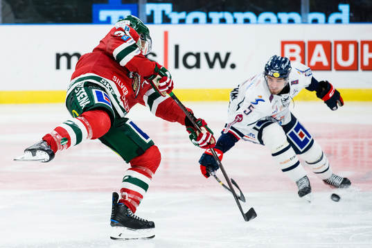 Frölundas Joel Lundqvist skjuter 2-0