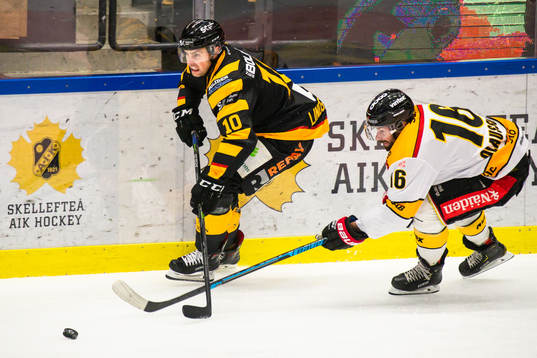 Skellefteås Joakim Lindström och Luleås Niklas Olausson