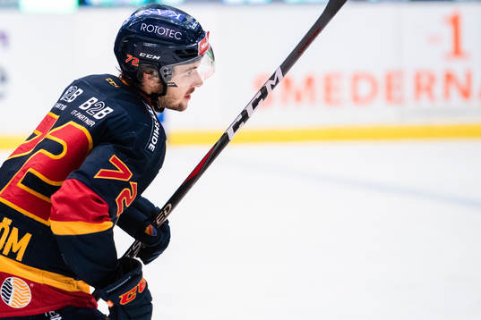 Djurgårdens Emil Bemström jublar