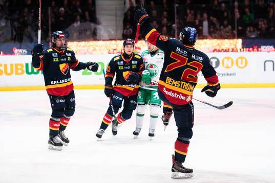 Djurgårdens Albin Grewe, Marcus Davidsson  och Emil