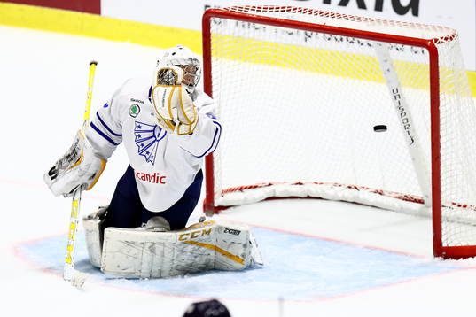 Västerbottens målvakt Nils Wallström