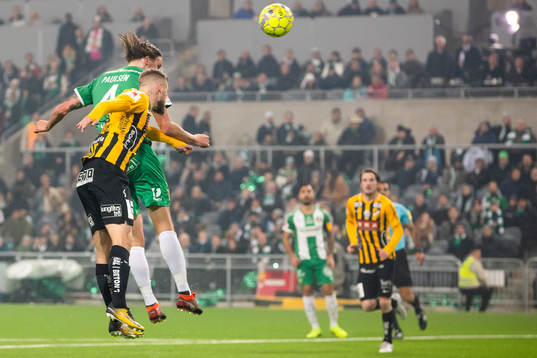 Hammarbys Björn Paulsen gör 1-0