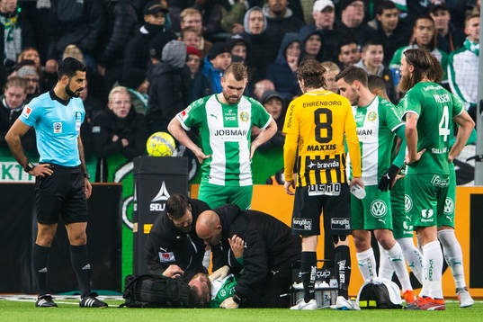 Hammarbys David Fällman får vård