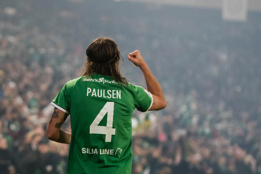 Hammarbys Björn Paulsen jublar
