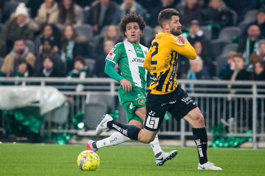 Hammarbys Neto Borges och Häckens Jasmin Sudic