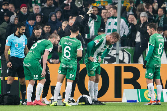 Hammarbys David Fällman tvingas kliva av med en befarad