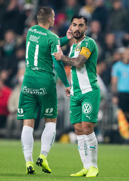 Hammarbys Vladimir Rodic och Jiloan Hamad