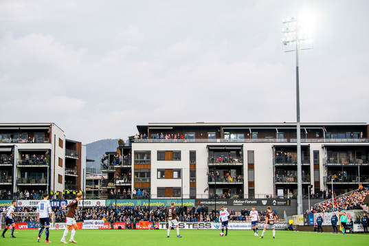 General view of Isachsen stadion