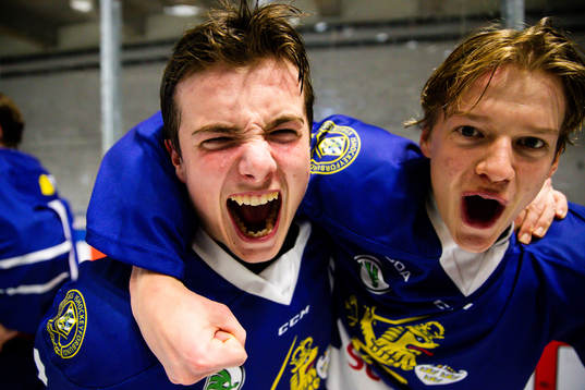 Göteborgs spelare jublar