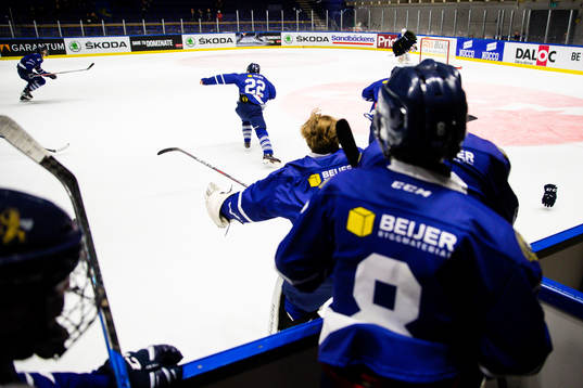 Göteborgs spelare jublar