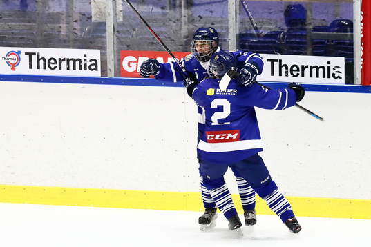 Göteborgs spelare jublar