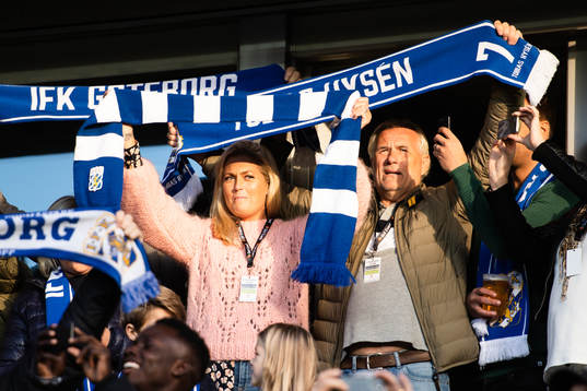 Glenn Hysén på läktaren