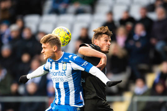 IFK Göteborgs Carl Starfelt och Markus Rosenberg