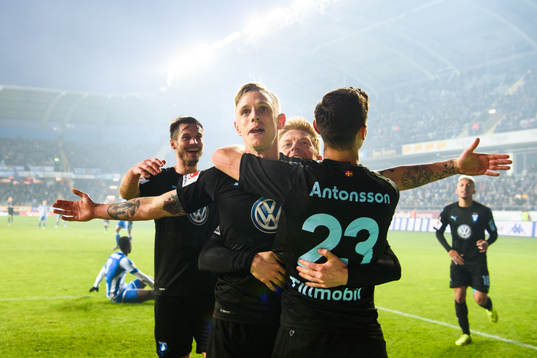 Malmö FFs Sören Rieks jublar
