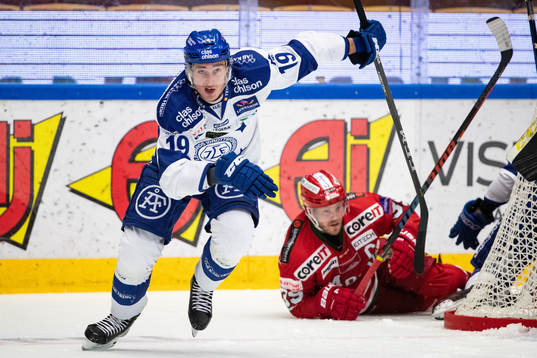 Leksands Tobias Forsberg och Modos Tobias Enström