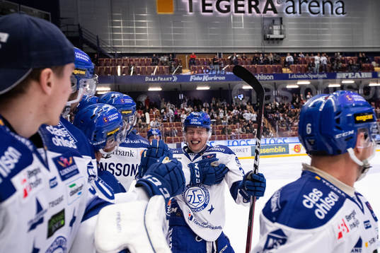 Leksands David Lundmark jubel