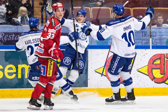 Leksands Johan Porsberger jublar