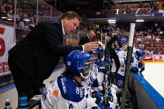 Leksands tränare Leif Carlsson
