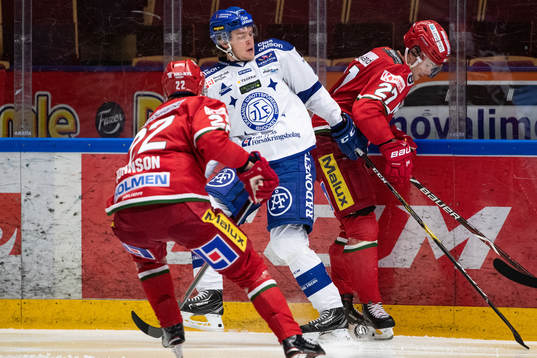 Leksands Filip Johansson och Modos Ludvig Elvenes och