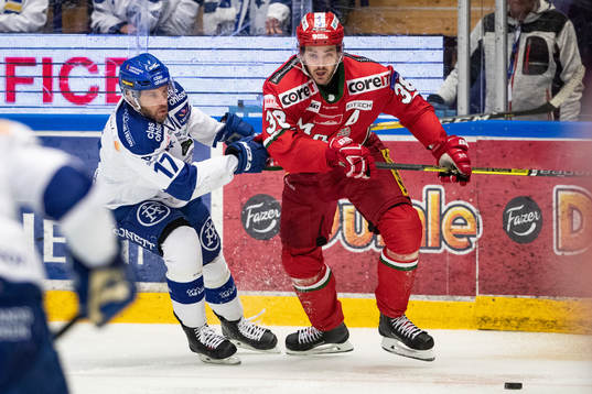 Leksands Jesper Ollas och Modos Joakim Hagelin
