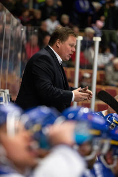 Leksands tränare Leif Carlsson