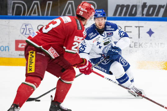 Leksands Linus Persson och Modos Daniel Sylwander