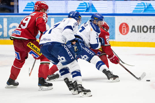 Leksands Jesper Ollas och Modos Patrik Karlkvist och Modos
