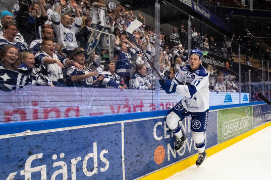 Leksands Martin Karlsson jublar