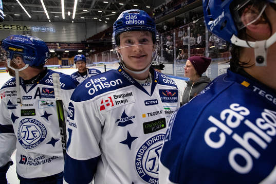 Leksands Lucas Nordsäter glad