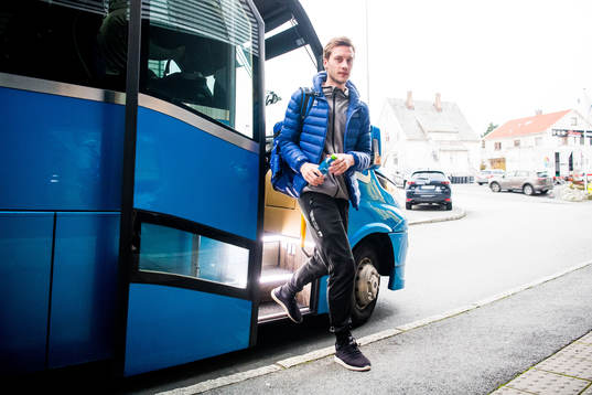 Daniel Kvande of Ranheim arrives