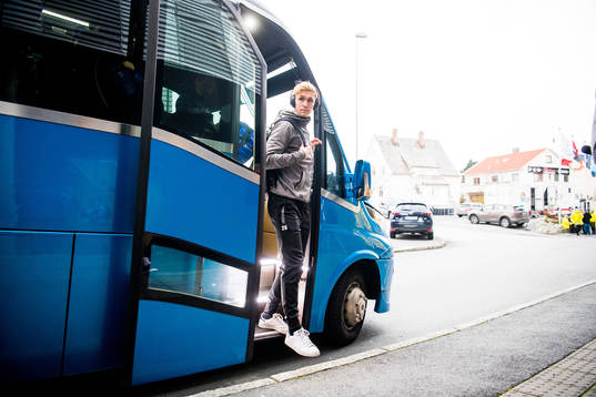 Ola Selvaag Solbakken of Ranheim arrives