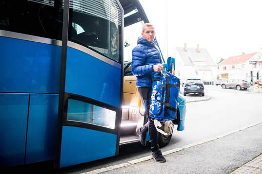 Øyvind Storflor of Ranheim arrives