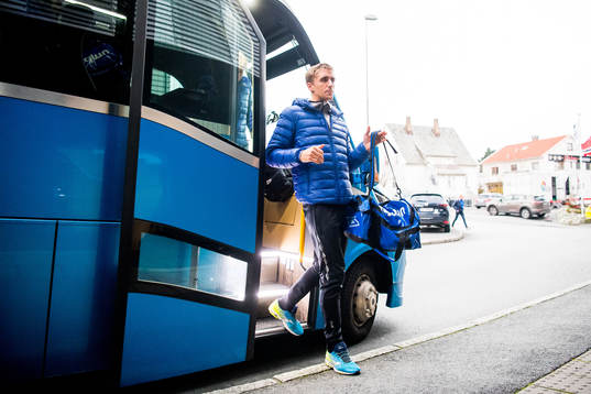 Karl Morten Eek of Ranheim arrives