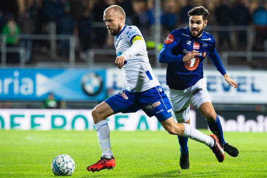 Christian Grindheim of Haugesund and Eirik Valla Dønnem of