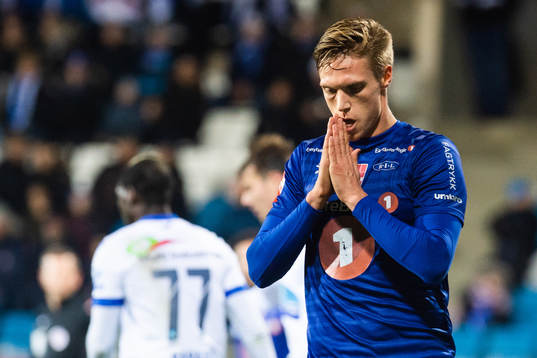 Ivar Furu of Ranheim looks dejected