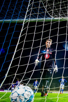 Goalkeeper Even Barli of Ranheim looks dejected