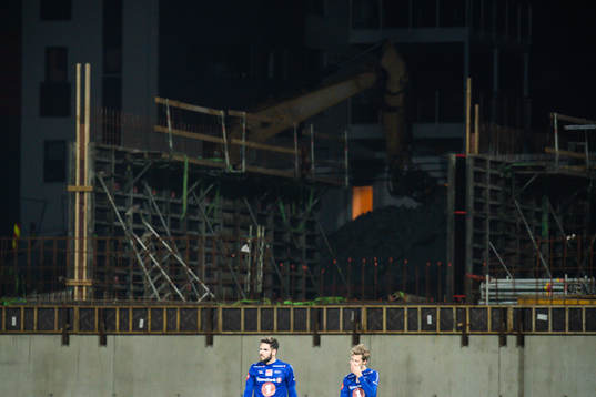 Eirik Valla Dønnem and Daniel Kvande of Ranheim looks