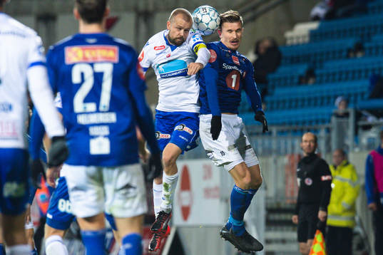 Christian Grindheim of Haugesund and Erik Tønne of Ranheim