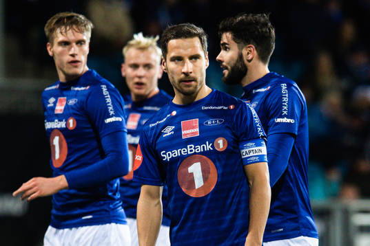 Mads Reginiussen of Ranheim looks dejected
