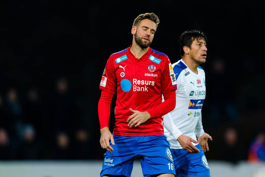 Helsingborgs Mikael Dahlberg deppar