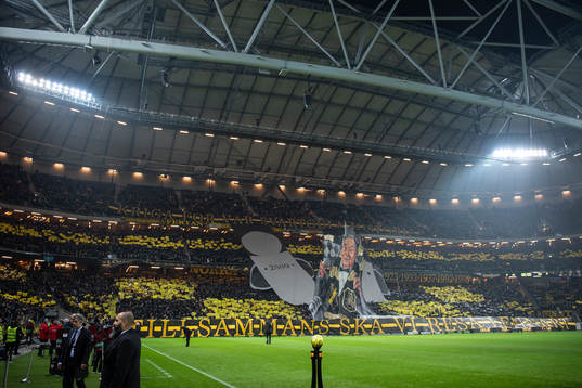 AIK-klackens tifo
