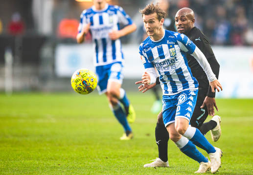 IFK Göteborgs Patrik Karlsson Lagemyr och Malmö FFs Fouad