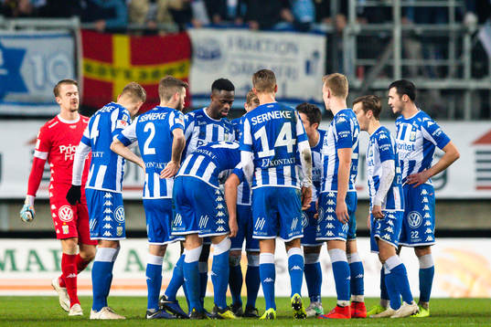 IFK Göteborgs spelare samlas