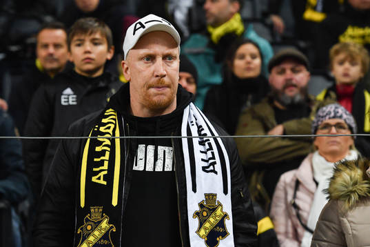 En AIK-supporter deppar