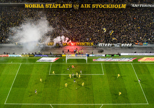 Bläddra bland fler bilder av Fotboll, Allsvenskan, AIK - GIF Sundsvall