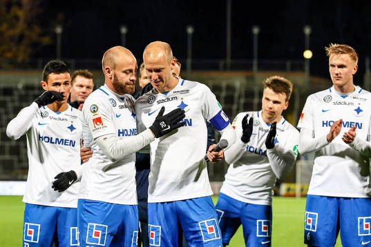 Norrköpings Daniel Sjölund  och Andreas Johansson