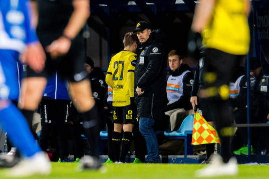 Kjetil Rekdal, head coach of Start, substitutes Eirik