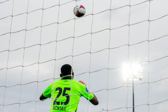 Goalkeeper Georges Bokwé of Mjøndalen
